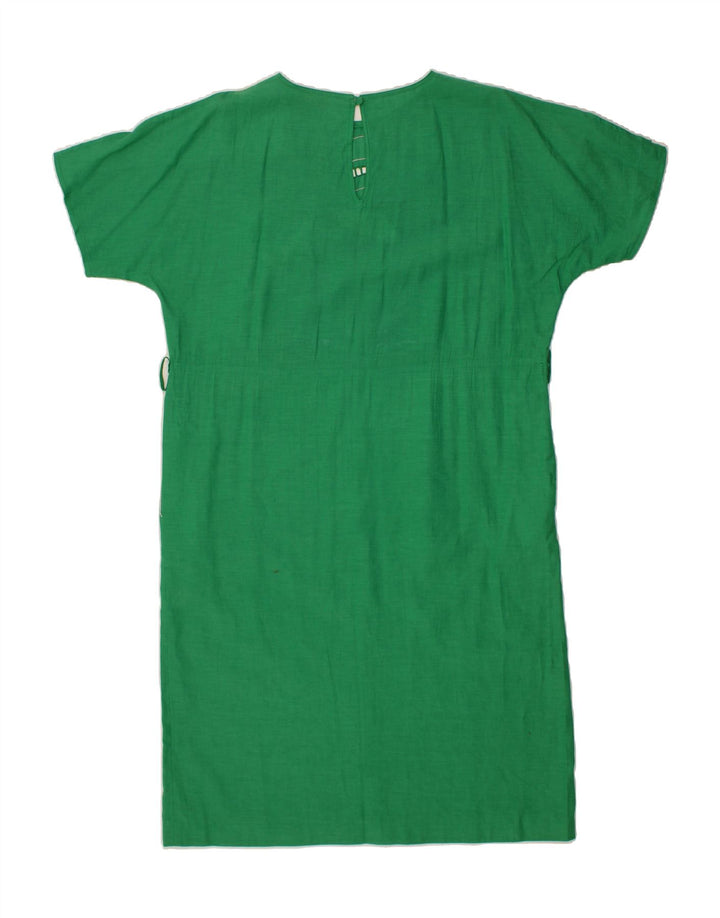 VINTAGE Womens Sheath Dress IT 48 XL Green Floral Vintage Vintage and Second-Hand Vintage from Messina Hembry 