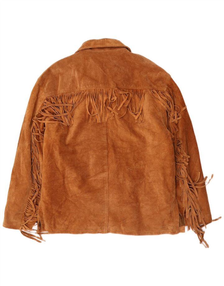 Мужская замшевая куртка Antica Pelleria IT 48 Medium Brown Cowboy