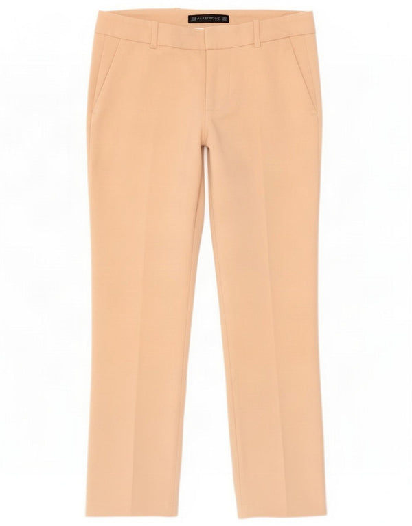 Женские узкие брюки-чиносы Zara XS W24 L26 Бежевые