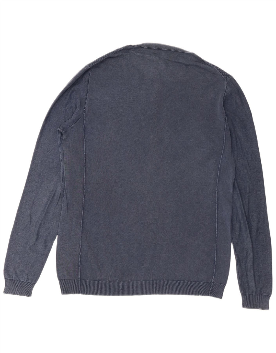 Мужской джемпер с круглым вырезом Gas, синий хлопок, XL