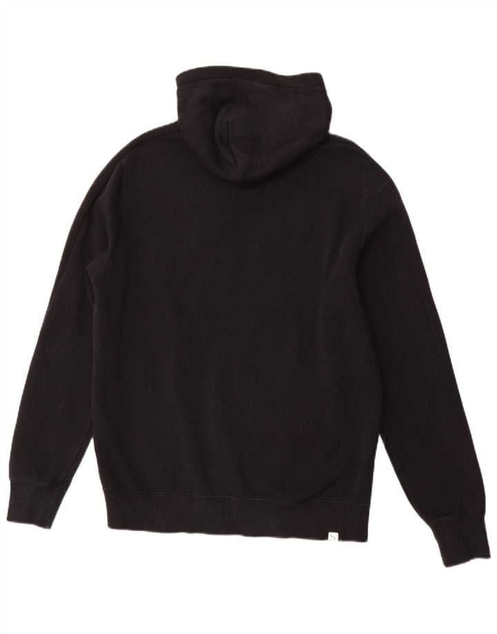 Мужской джемпер с капюшоном PUMA, средний черный, хлопковый, спортивный