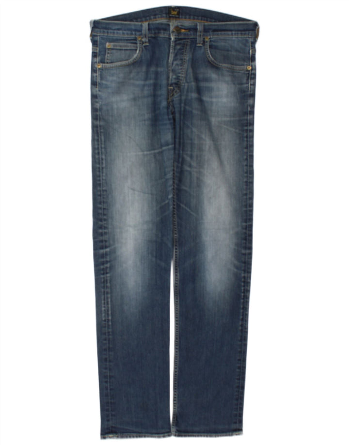 Мужские джинсы Lee Powell Slim W33 L34, синий хлопок