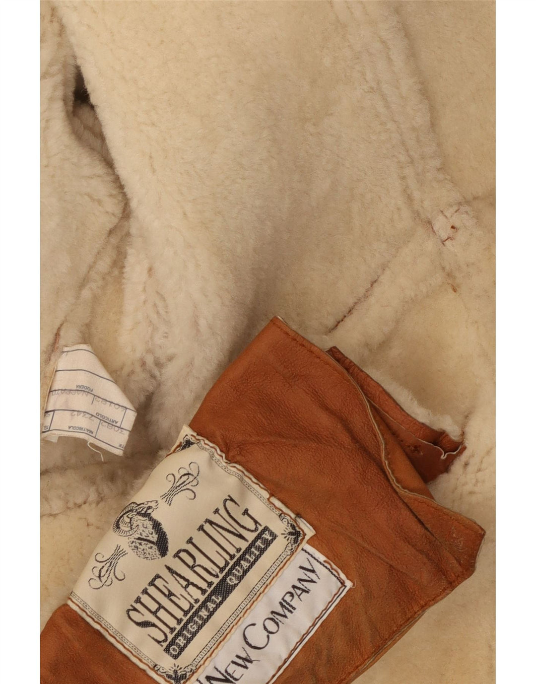 Винтажная мужская дубленка UK 40, большая коричневая кожаная