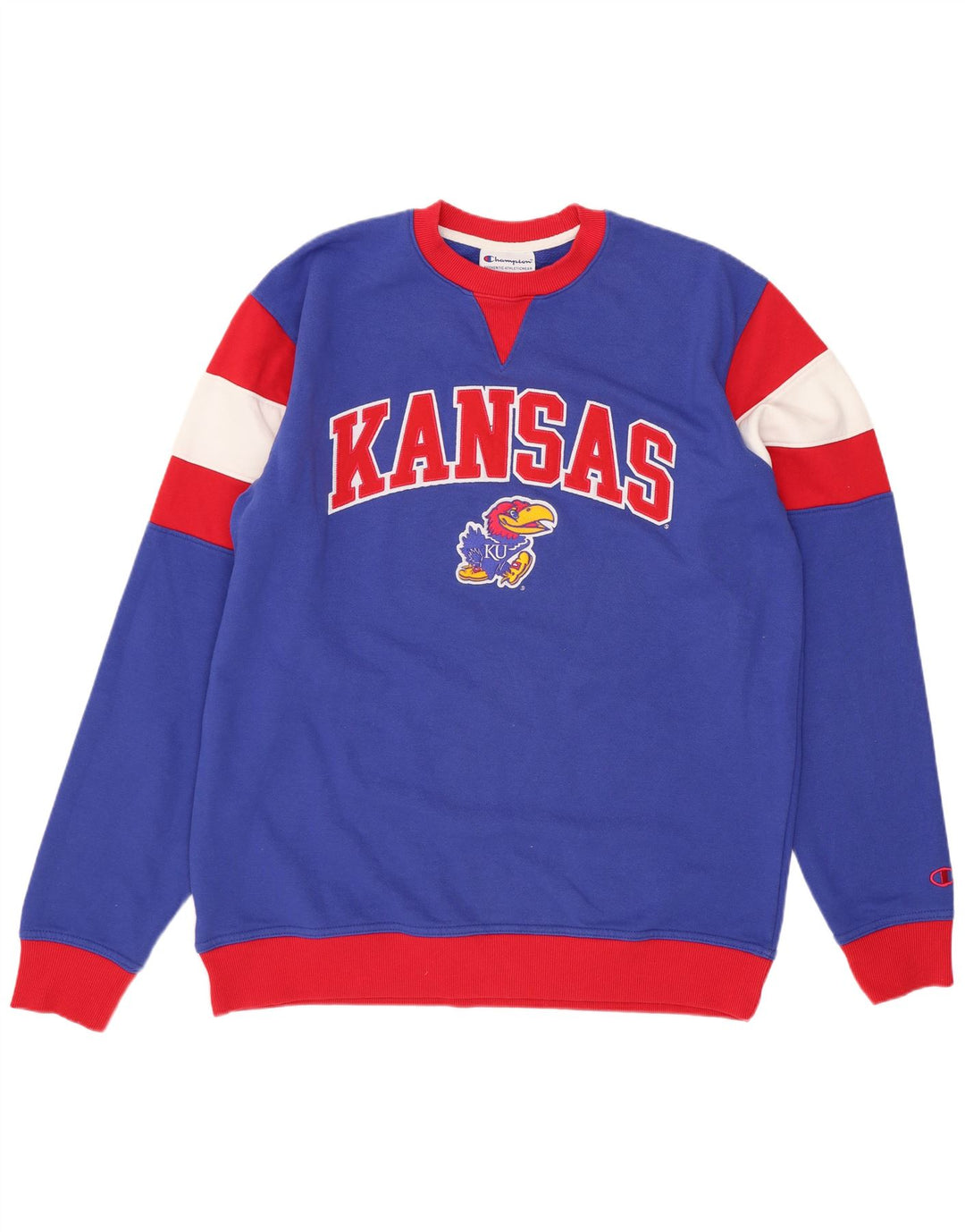 Мужской свитшот Champion Kansas с графическим рисунком, большой синий с цветными блоками