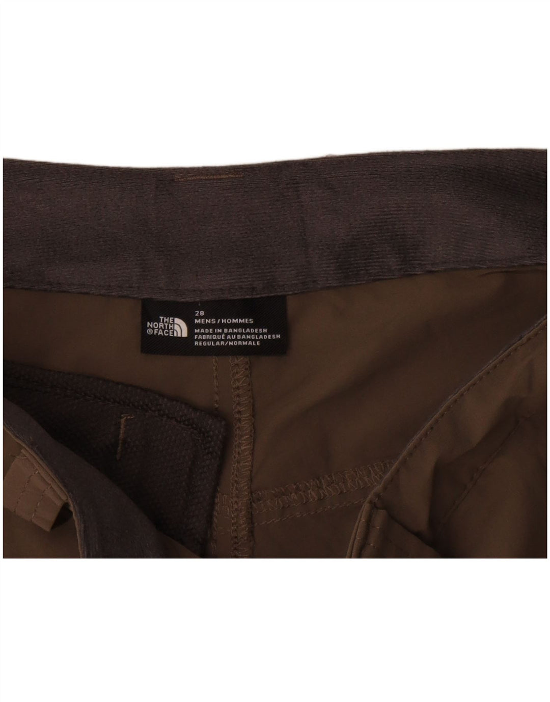 Мужские шорты-карго The North Face W28, маленькие, коричневые, нейлоновые