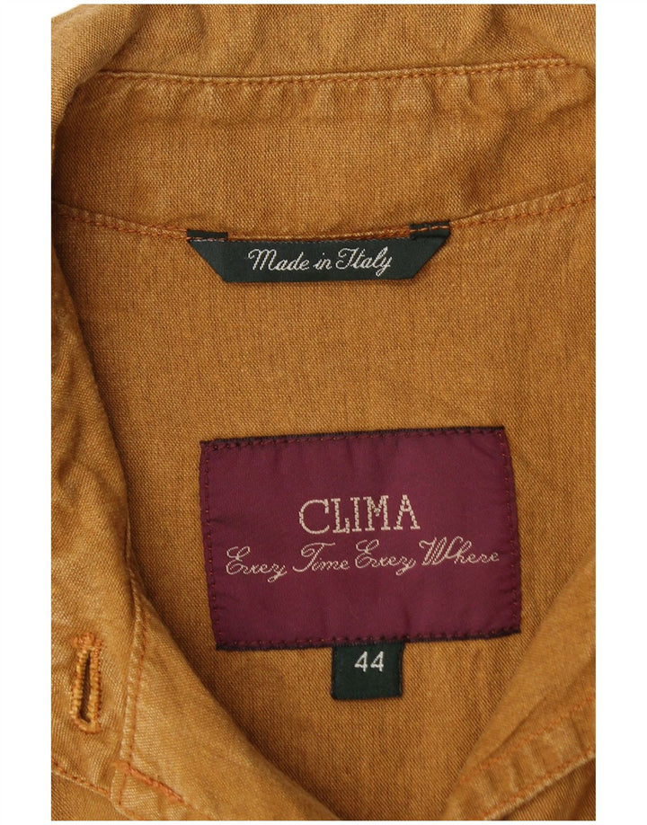 VINTAGE Женская куртка свободного кроя IT 44 Средний Коричневый