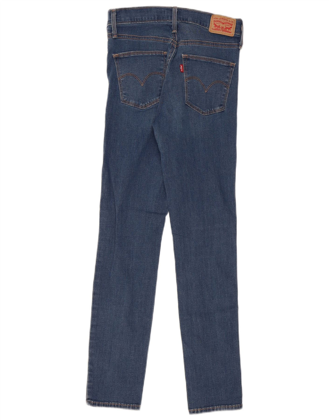 Женские утягивающие джинсы скинни Levi's W27 L29 синие