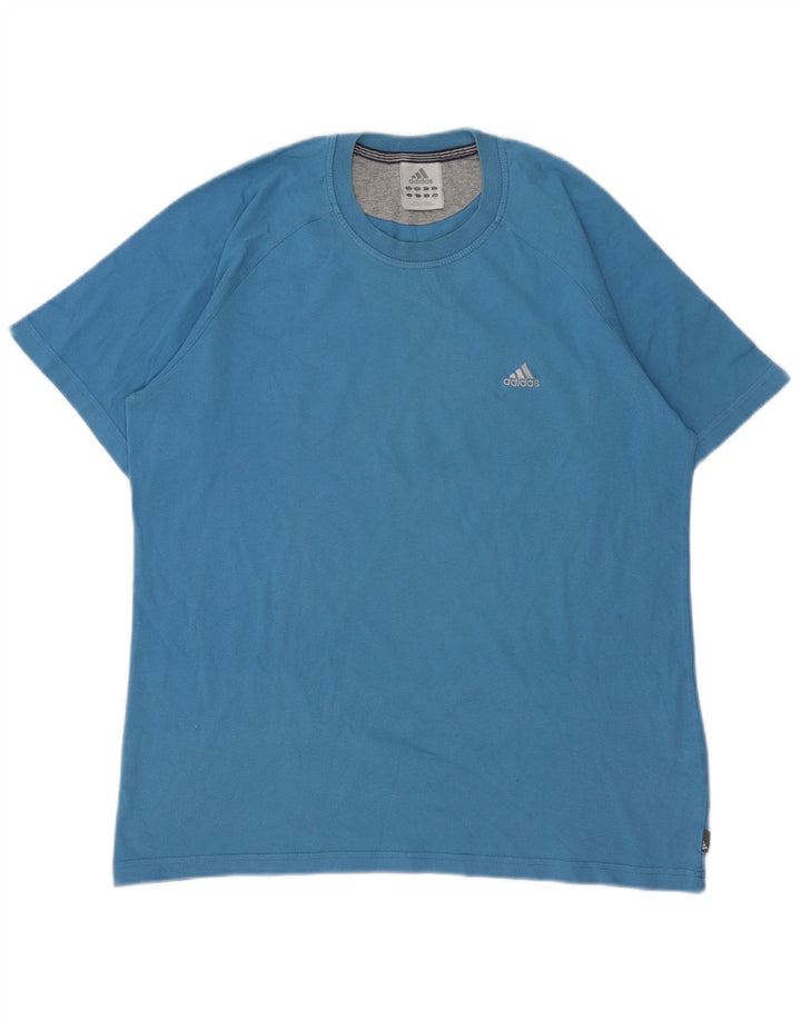Мужская футболка Adidas Top Medium Blue Cotton