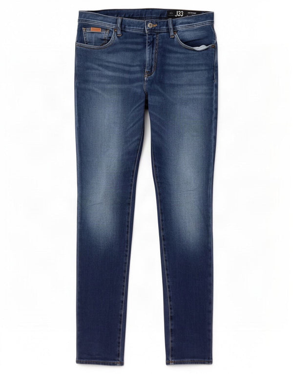 Мужские джинсы суперскинни Armani Exchange W33 L32 синие, хлопок