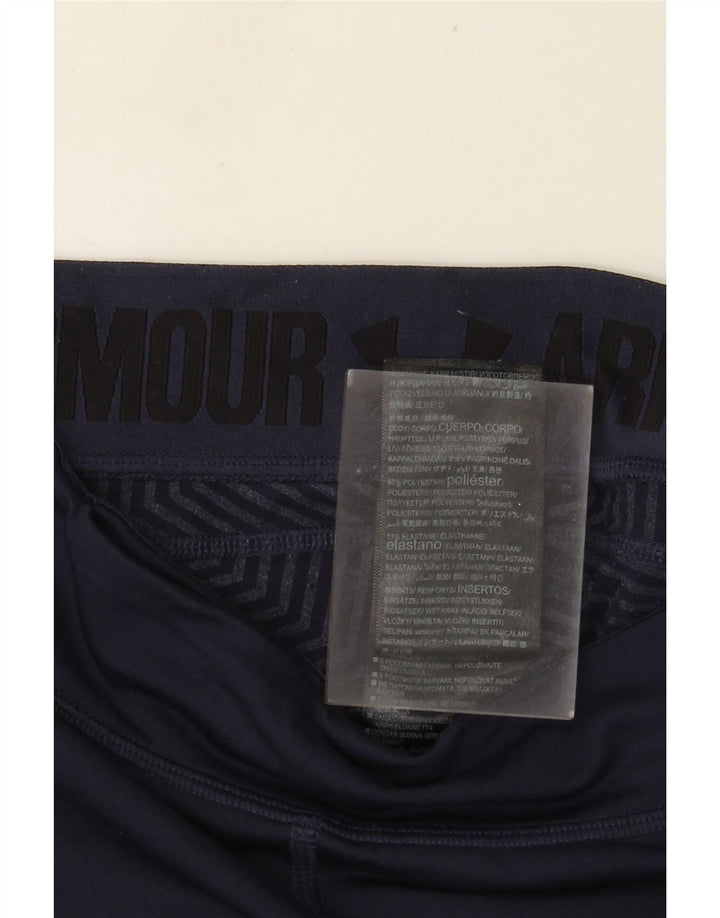 Женские леггинсы Under Armour UK 4 XS, темно-синий, полиэстер с цветными блоками