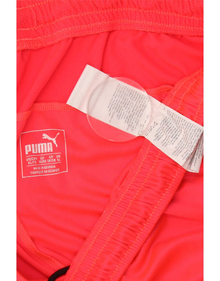 Мужские спортивные шорты Puma XL из полиэстера с красными пятнами