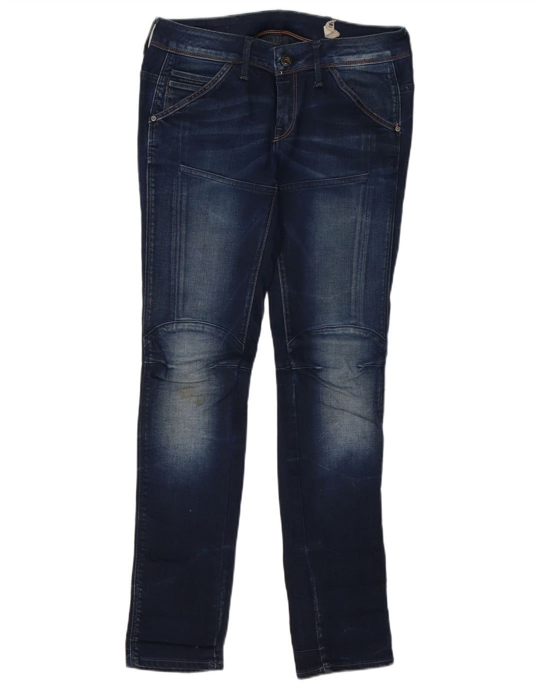 Женские узкие джинсы G-Star W27 L32 Темно-синие, хлопок