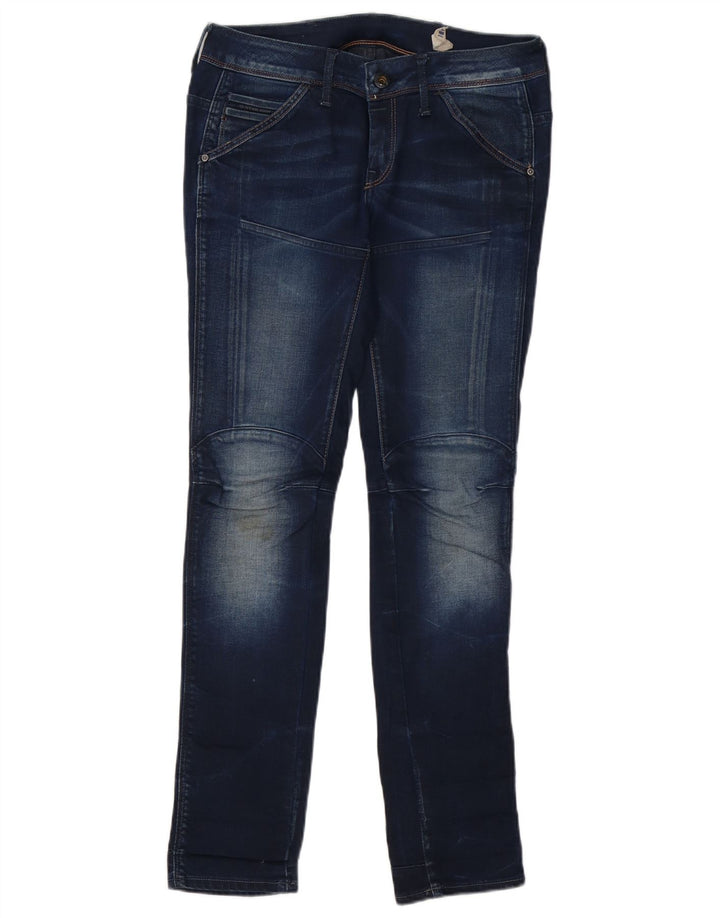 Женские узкие джинсы G-Star W27 L32 Темно-синие, хлопок