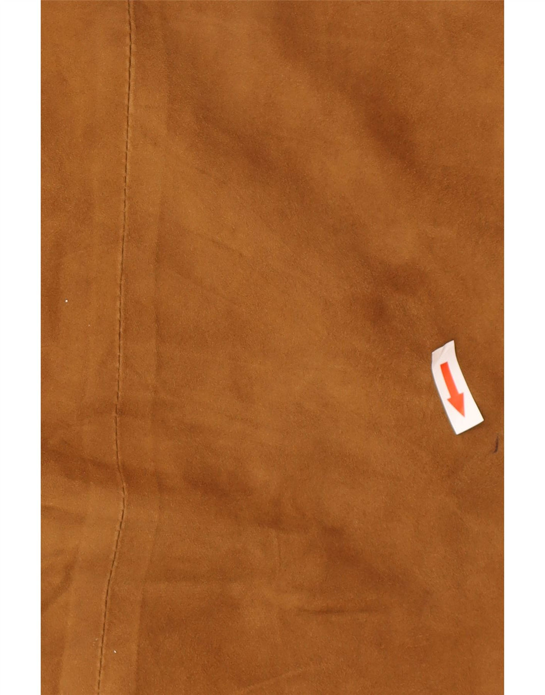 Винтажное женское замшевое пальто оверсайз IT 50 XL Коричневое кожаное