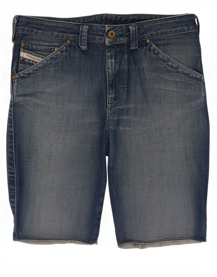 Женские джинсовые шорты Diesel W32, большие синие