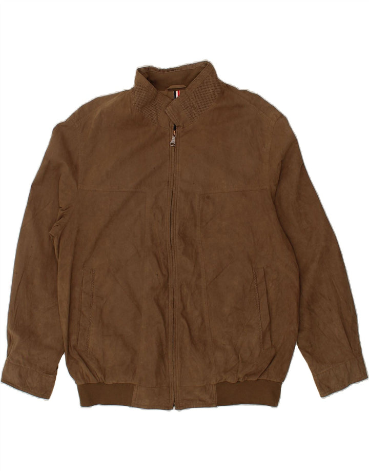 Куртка-бомбер мужская PIERRE CARDIN IT 56 3XL Коричневый Полиамид
