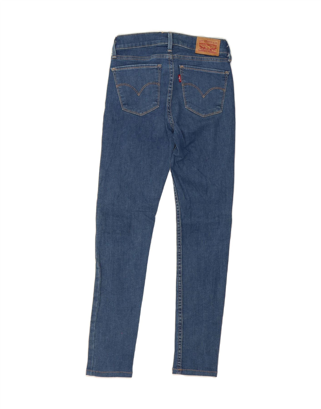LEVI'S Womens 710 Super Skinny Jeans W25 L26 Blue Vintage Levi's and Second-Hand Levi's from Messina Hembry 