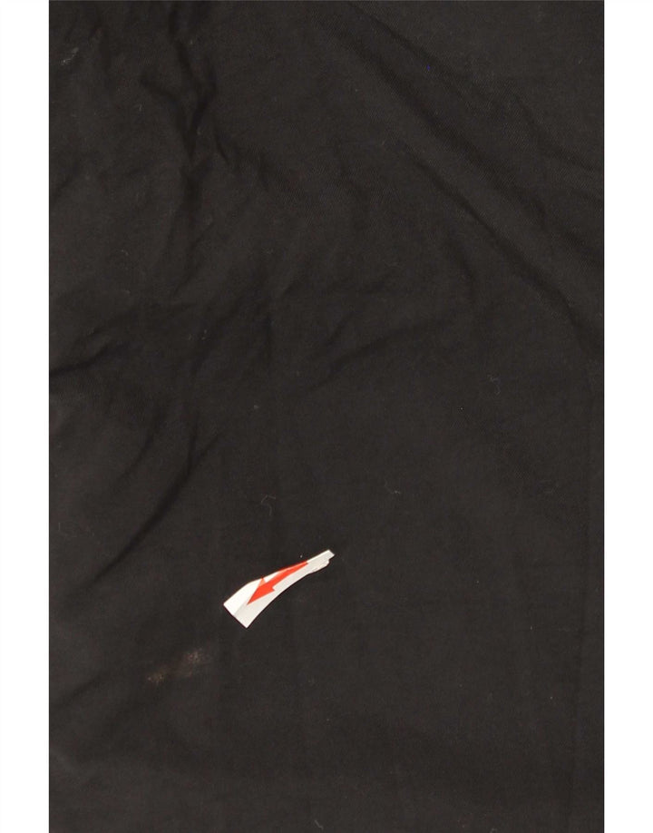 Мужская утепленная куртка с капюшоном с графическим рисунком Nike UK 42/44, большой черный полиэстер