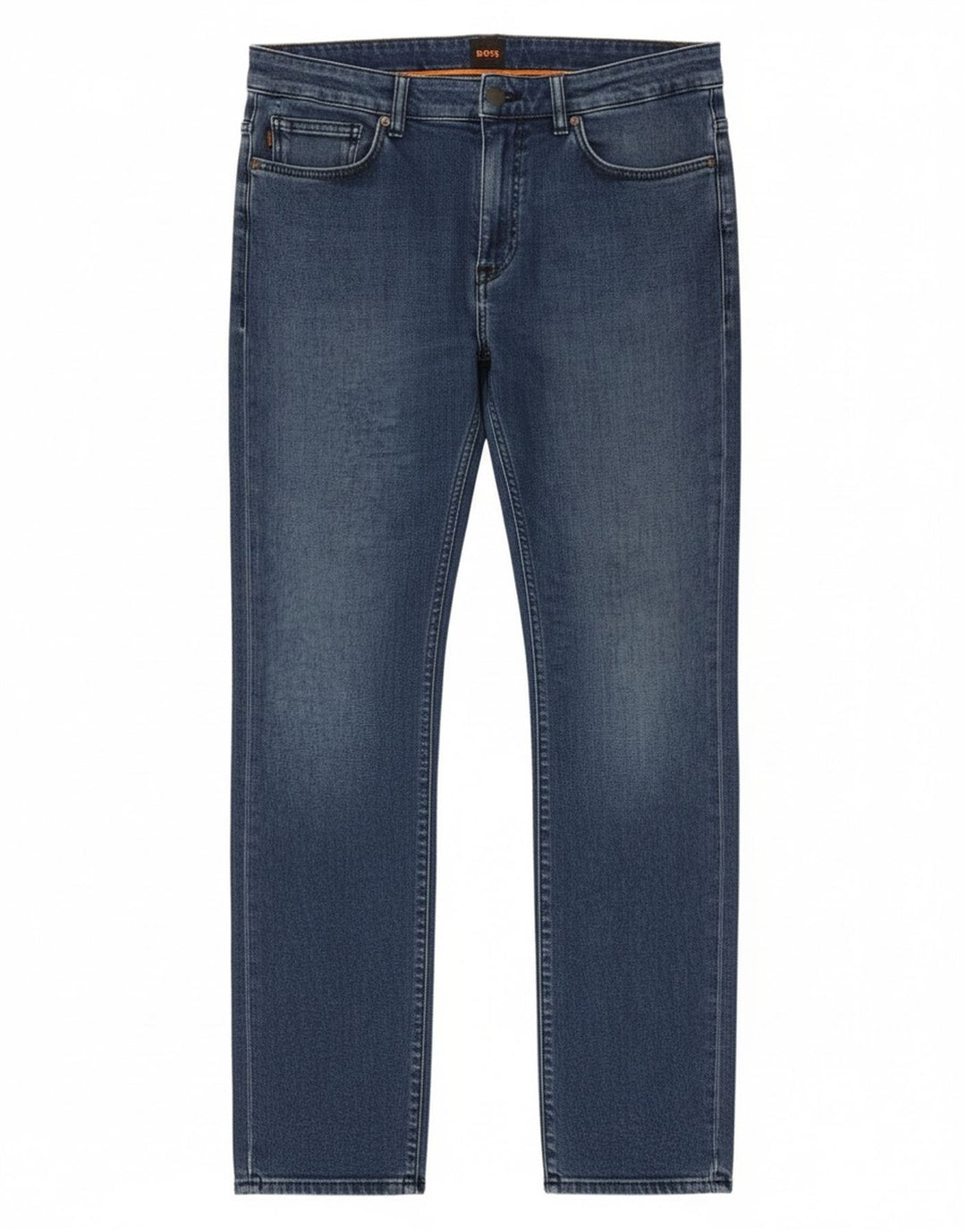Мужские узкие джинсы Hugo Boss W32 L34 синие, хлопок