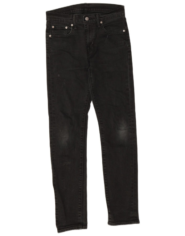 Мужские джинсы скинни Levi's 510 W30 L32, черный хлопок
