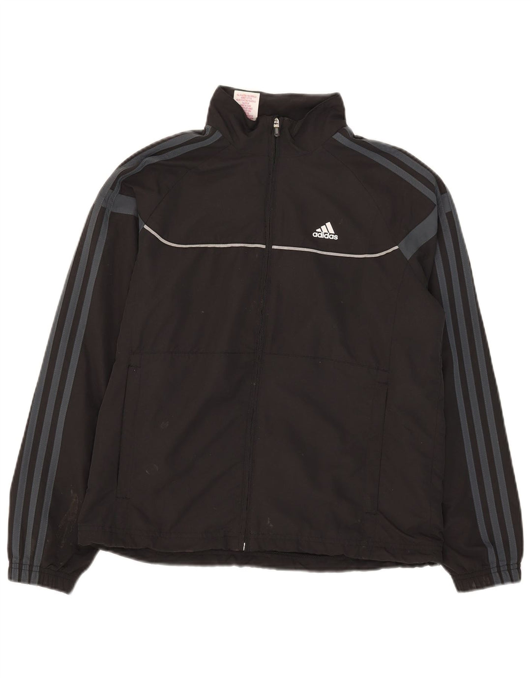 Спортивный костюм Adidas Climalite для мальчиков, верхняя куртка 13-14 лет, серый полиэстер