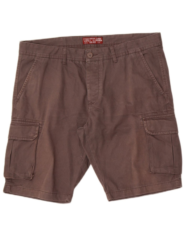 OVS Мужские шорты-карго стандартного размера IT 56 3XL W40 Серый хлопок