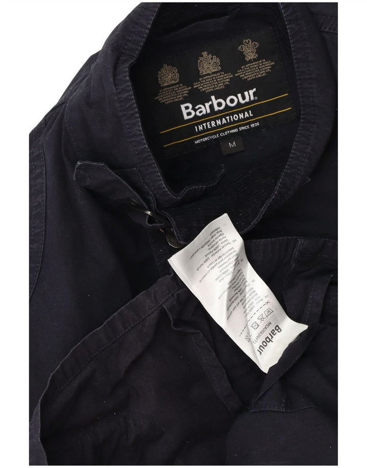 Мужская куртка Barbour UK 38, средний темно-синий, хлопок