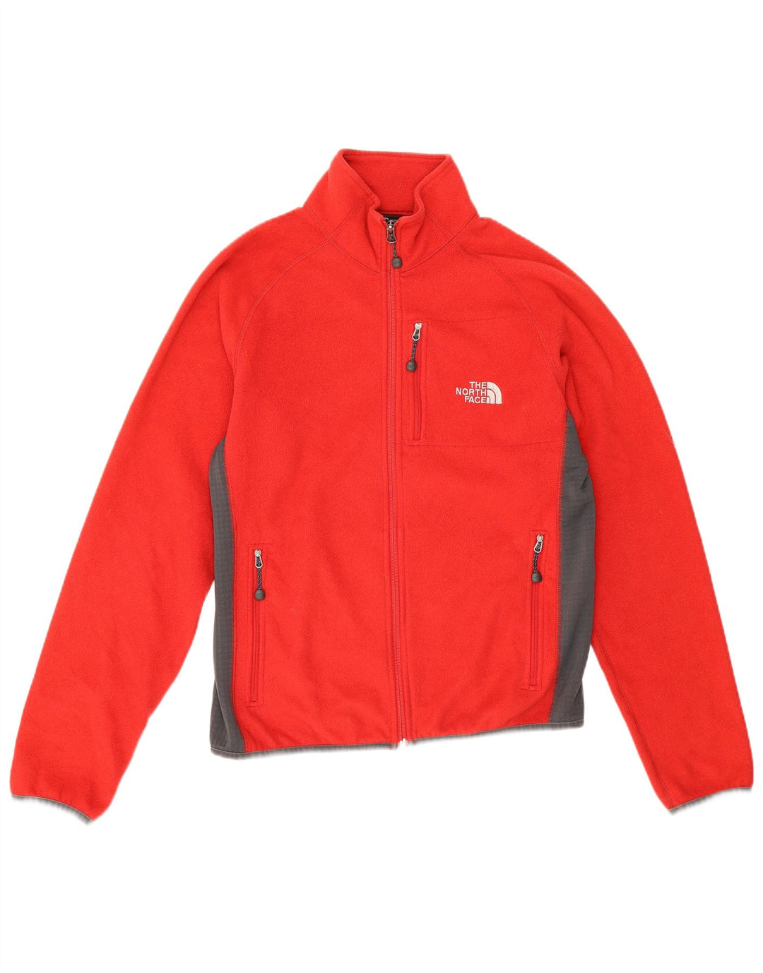Мужская флисовая куртка The North Face UK 38, средний красный полиэстер, спортивная