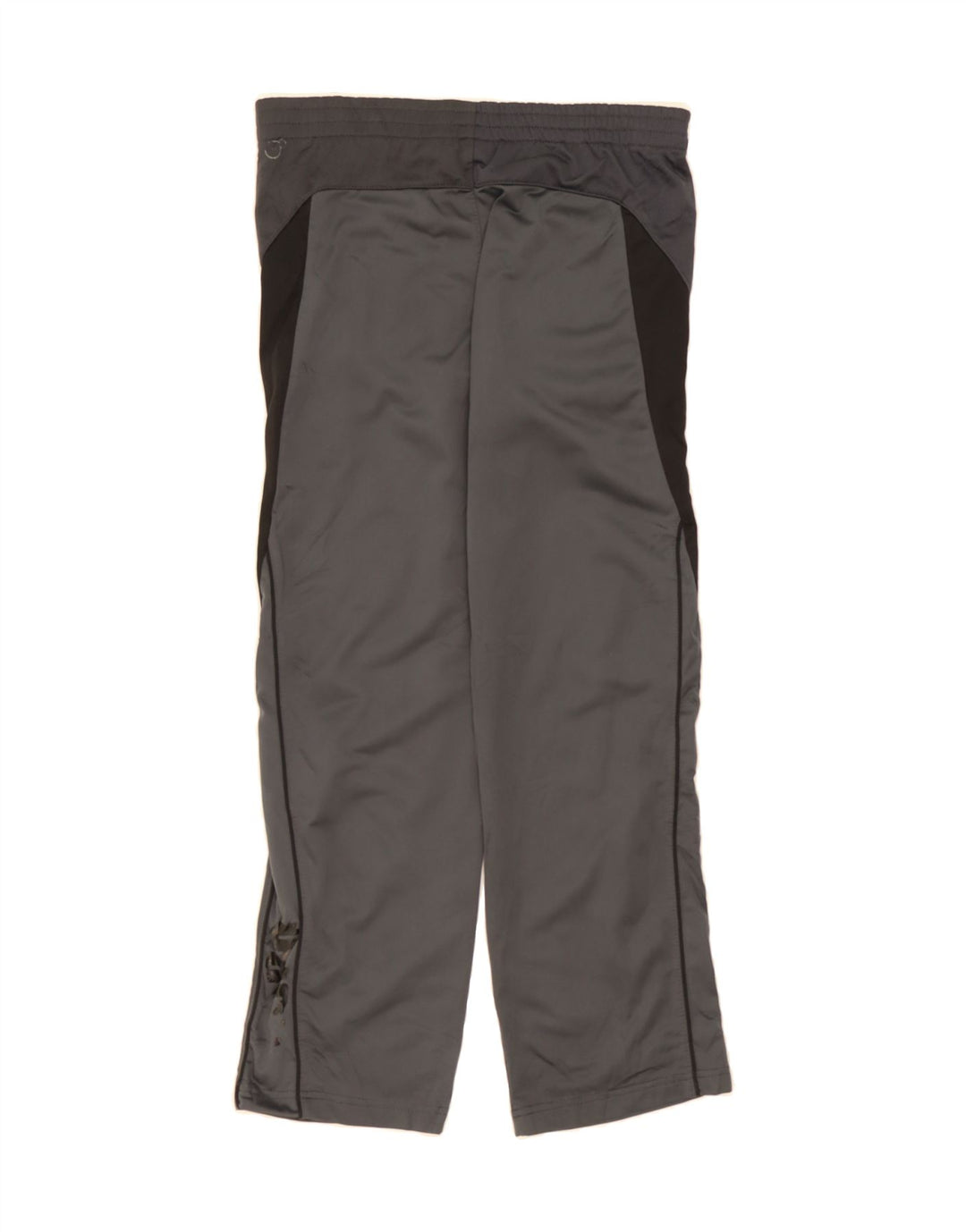 PUMA Boys Tracksuit Trousers 11-12 Years Large  Grey Colourblock Polyester Vintage Puma and Second-Hand Puma from Messina Hembry 