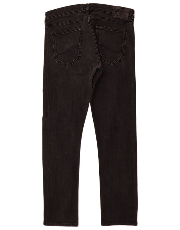 Женские джинсы LEE Luke Slim W33 L30, черный хлопок