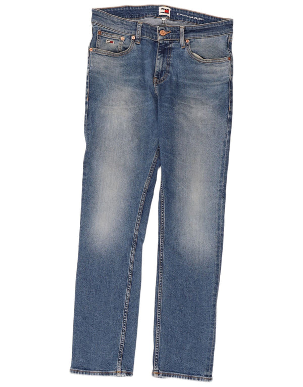 Мужские прямые джинсы TOMMY HILFIGER Ryan Regular W28 L30 синие