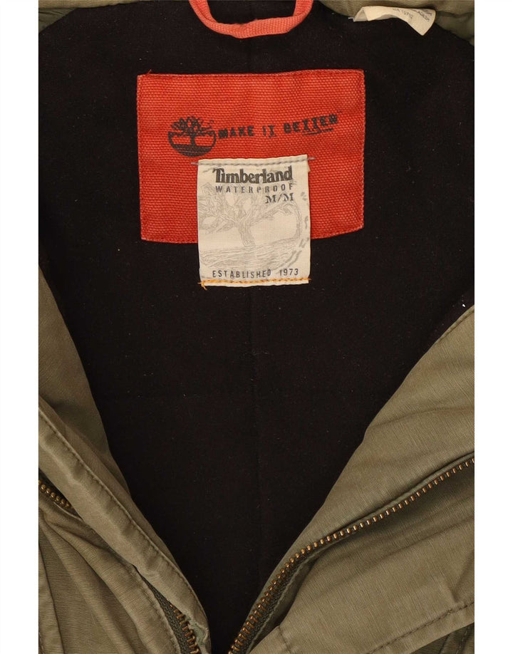 Мужская парка Timberland с капюшоном UK 38 Средний Хаки