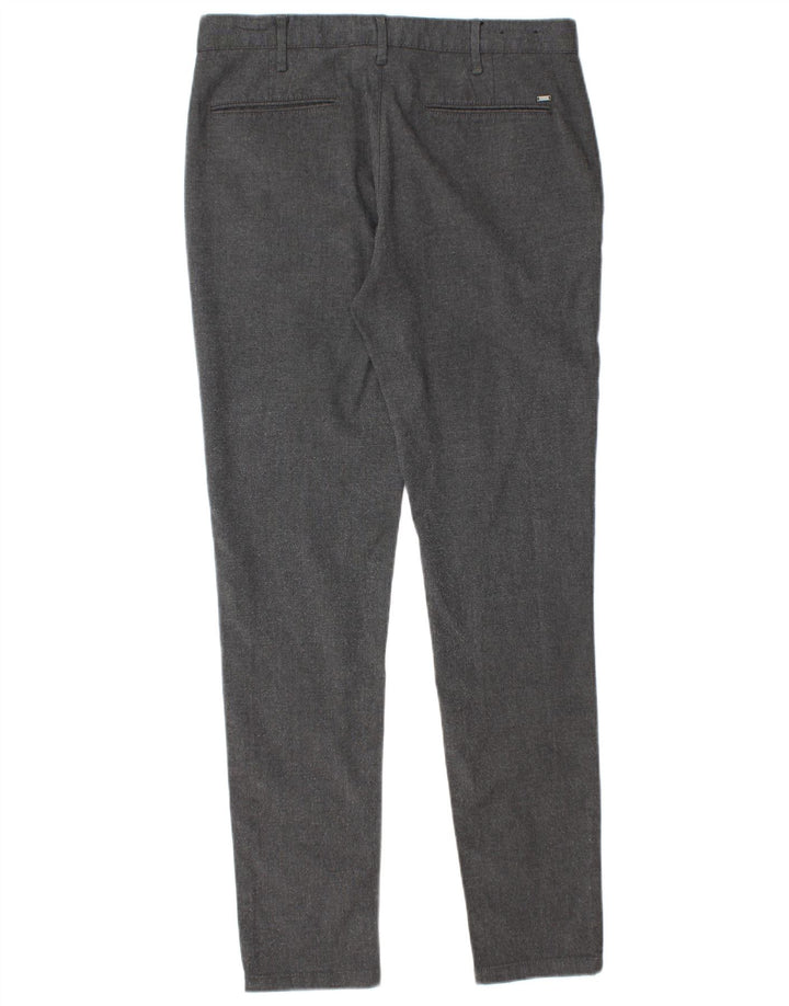 Мужские брюки-чиносы Zara EU 40 Medium W31 L30, серый полиэстер