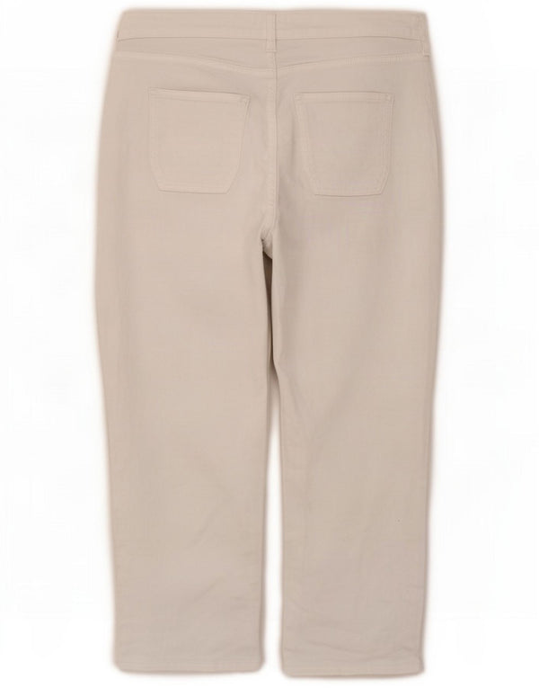 Fat Face Женские капри Hamble UK 12 Medium W30 L21 Белый хлопок