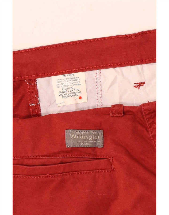 Мужские шорты-карго Wrangler W38 XL, красные, хлопковые