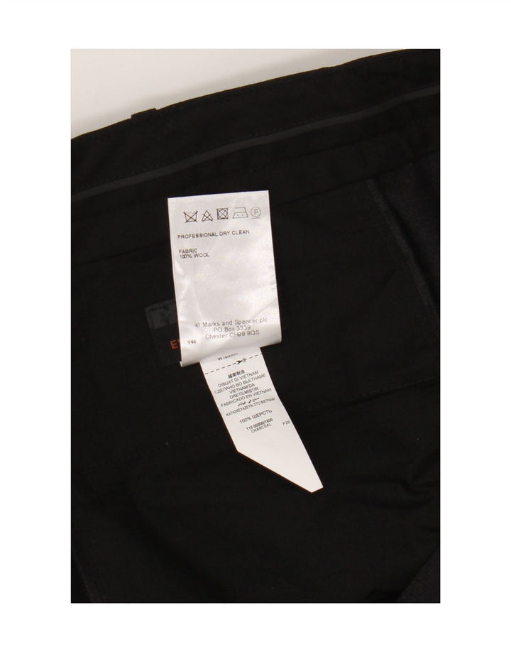 Мужские брюки-чиносы Marks & Spencer W40 L29 серые, шерстяные