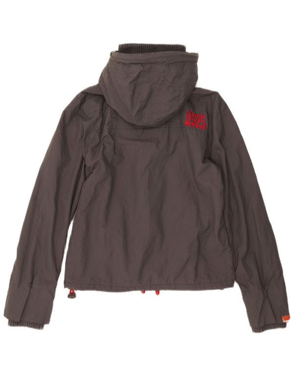 Женская ветровка с рисунком Superdry UK 12, средний серый