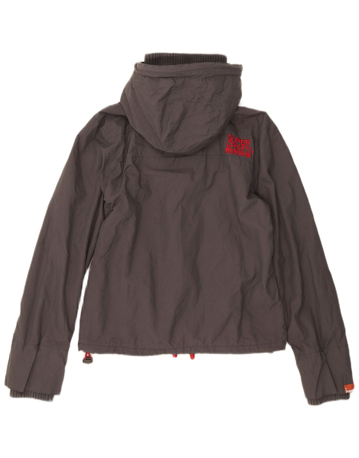 Женская ветровка с рисунком Superdry UK 12, средний серый