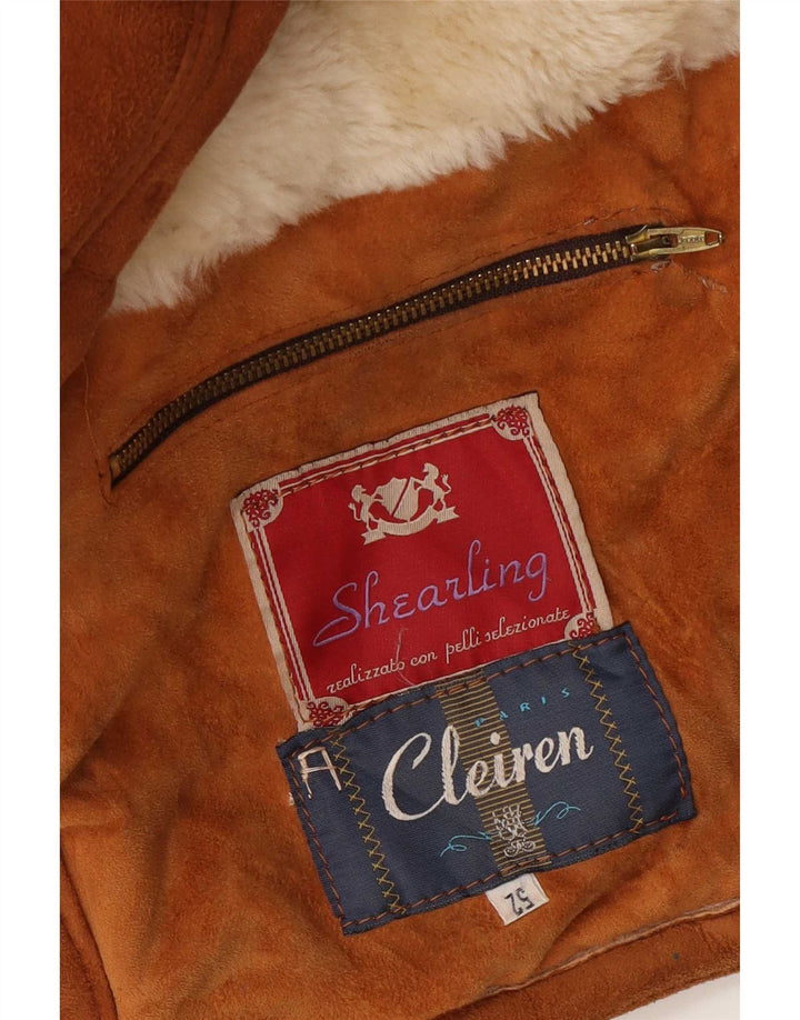 Мужская дубленка Cleiren IT 52 XL Коричневый