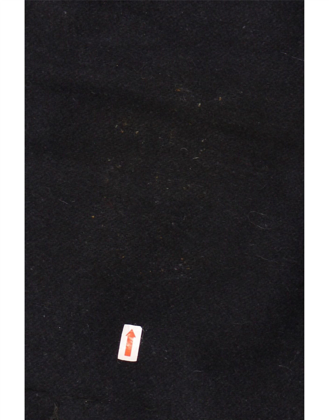 VINTAGE Мужское пальто свободного кроя IT 44 XS Темно-синий, шерсть с цветными блоками