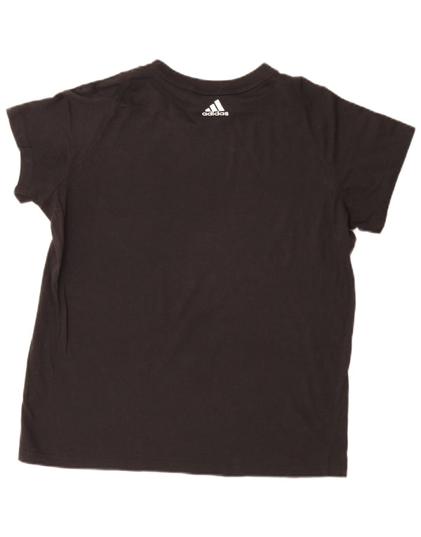 Adidas Женская футболка с рисунком Top UK 20/22 XL Черный
