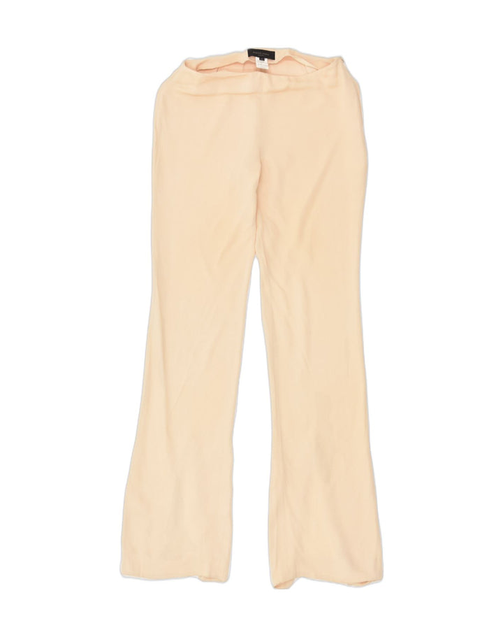 MARINA BABINI Womens Bootcut Casual Trousers IT 42 Medium W28 L34 Beige | Vintage Marina Babini | Thrift | Second-Hand Marina Babini | Used Clothing | Messina Hembry 