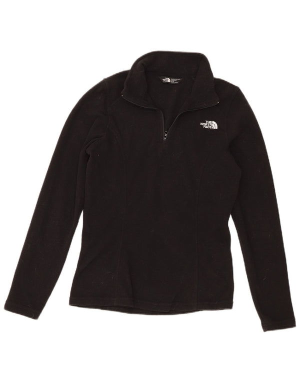 Женский флисовый джемпер с воротником на молнии The North Face UK 6 XS, черный полиэстер