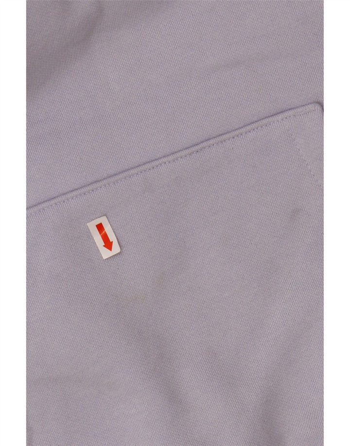 Джемпер с капюшоном PUMA для девочек с рисунком, 9–10 лет, фиолетовый, хлопок