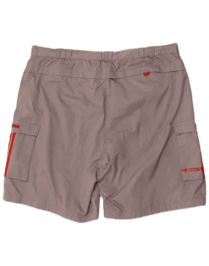 Мужские шорты-карго ADIDAS 2XL W40 Серый полиэстер