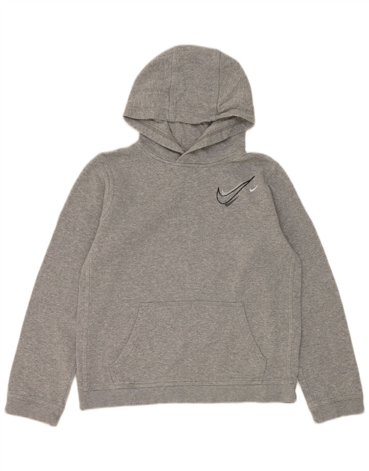 Джемпер с капюшоном Nike для мальчиков 13–14 лет, XL, серый