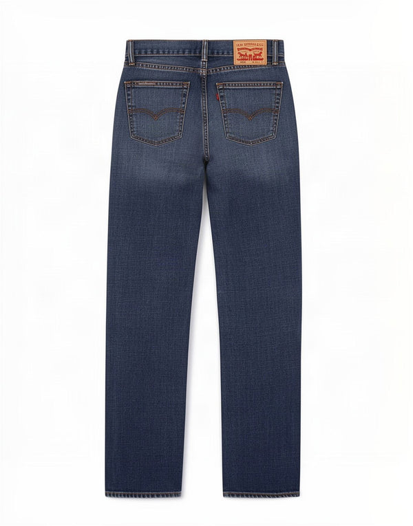 Мужские прямые джинсы Levi's 505 W30 L32 синие, хлопок