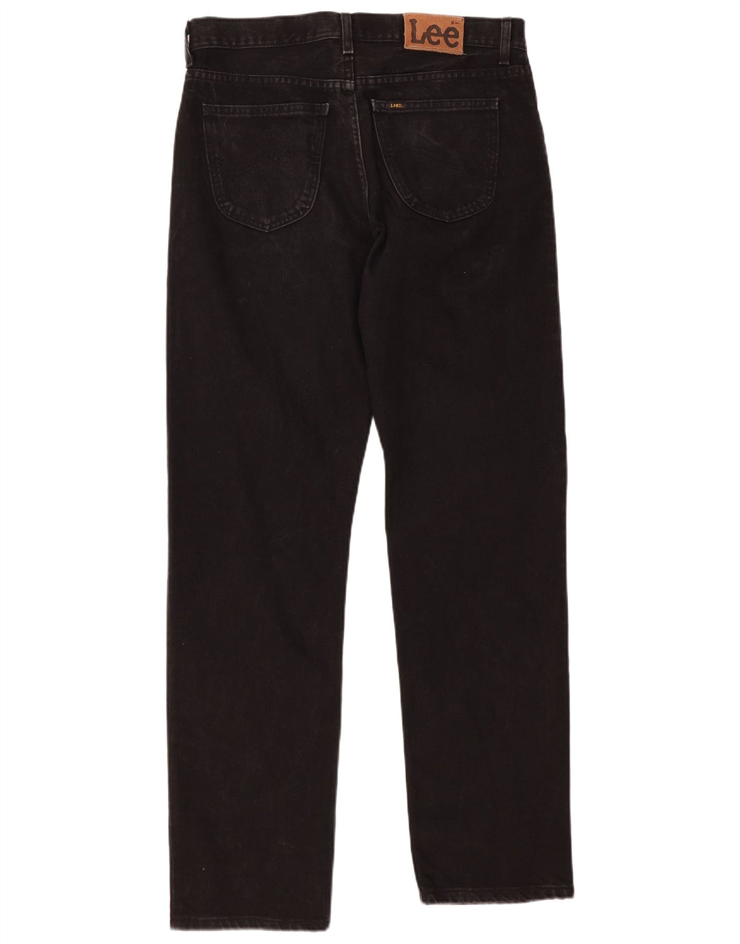 Мужские прямые джинсы LEE W34 L34, черный хлопок