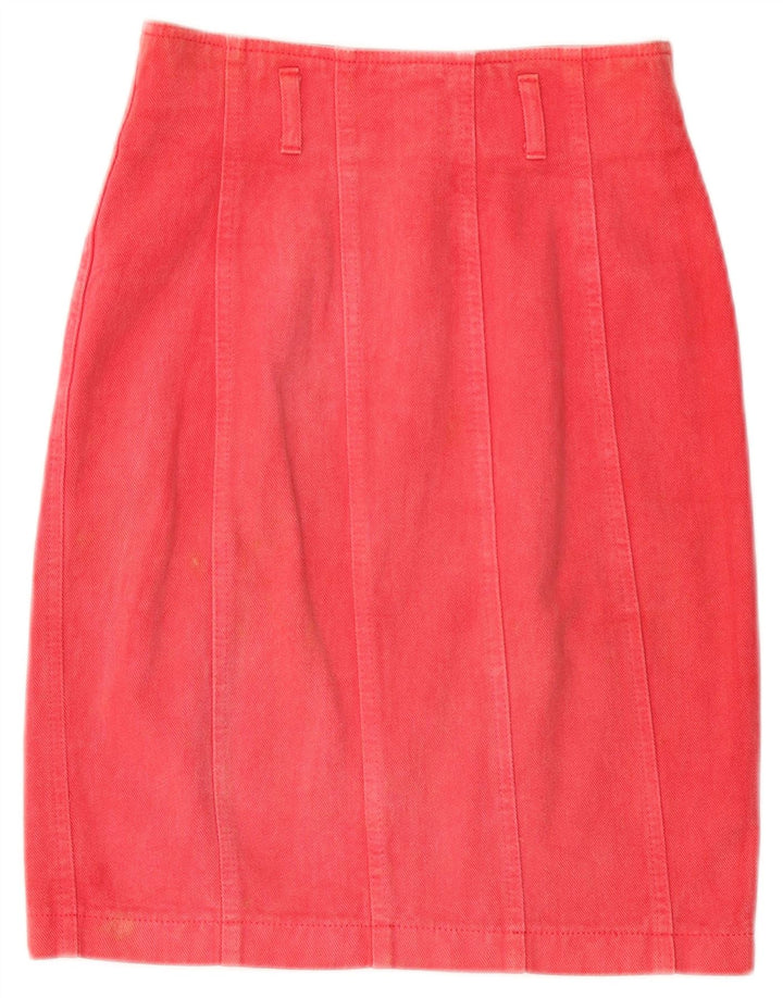 Женская джинсовая юбка Blumarine IT 40, маленькая W27, красный хлопок