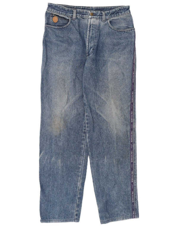 Мужские прямые джинсы Trussardi IT 52 XL W38 L32 синие, хлопок